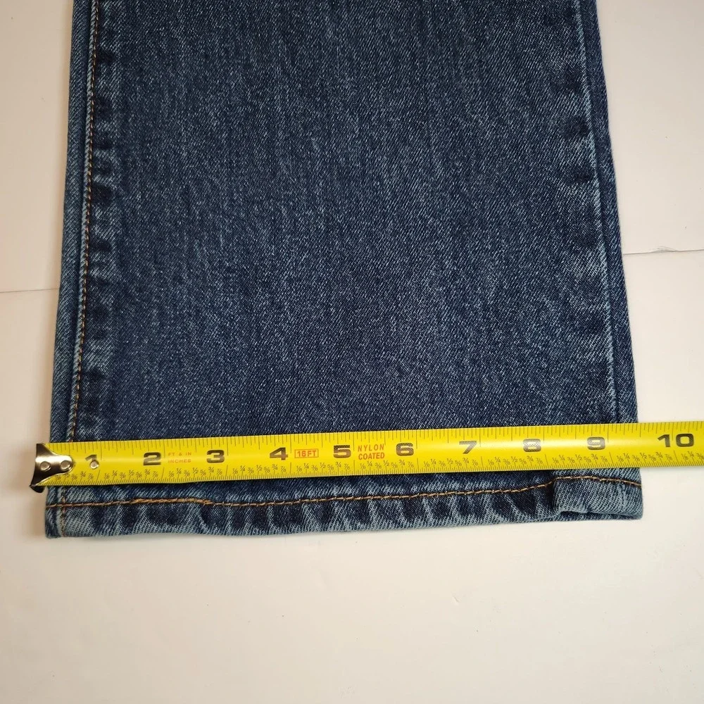 Levi's 517 Boot Cut Jeans Men's 38x32 Blue Made In Mexico 2015 Cotton